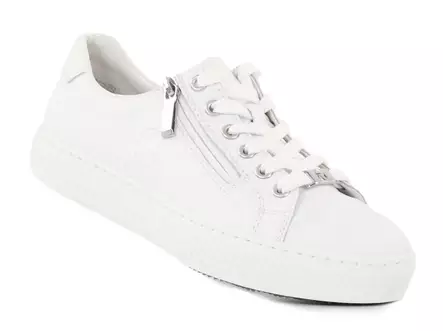 Rieker women's genuine leather sneakers L59L1-83 white - Rieker women`s sneakers - 140231 - 2