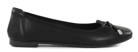 Migant ballerinas with bow tie detail A921-98 black leather - Ballerinas - 140691 - 1