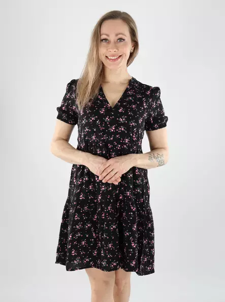 Only dress ONLNOVA life black/725 ditsy - Dresses and tunics - 140901 - 1