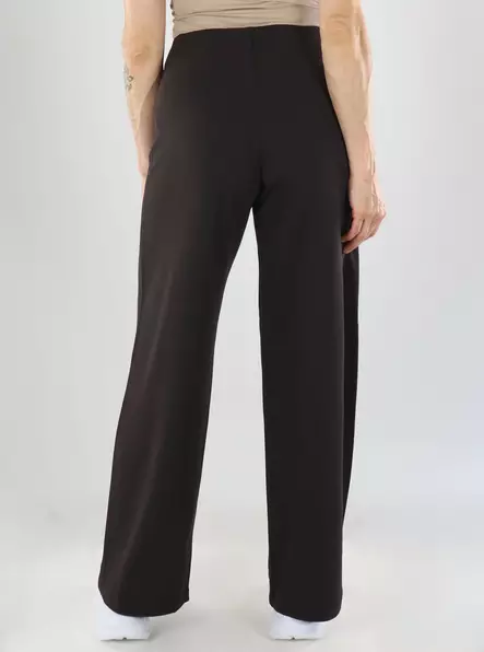 Only Pants MW WIDE PANT chocolate torte - Women's trousers - 141521 - 2