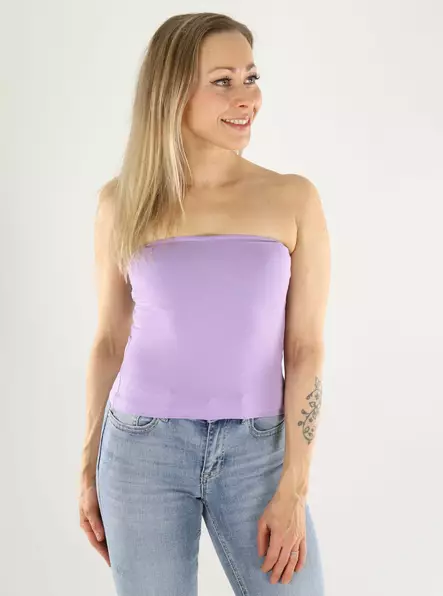 JJXX tube top purple rose - Women's tank tops - 140931 - 1