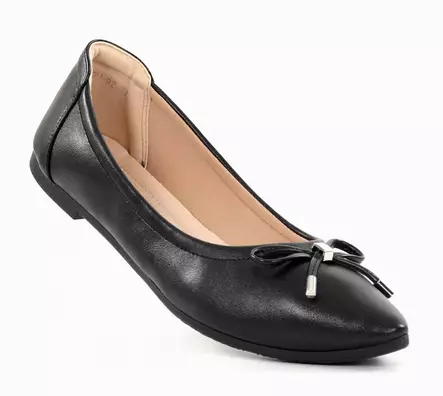 Migant ballerinas with bow tie detail A921-92 black - Ballerinas - 138171 - 1