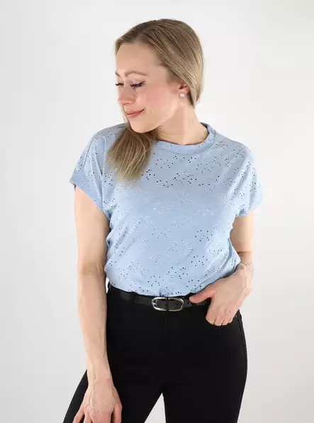 Only women's t-shirt soft chambray - Women's T-shirts - 138021 - 1