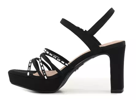 Tamaris party sandals 28307-46 001 black - Tamaris women`s sandals - 140351 - 2