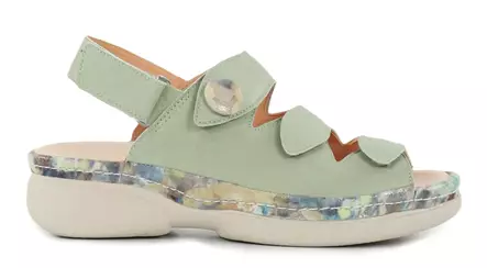 Think! women's genuine leather sandals 000587-7040 Cambio aloe - Women's work shoes - 140141 - 2