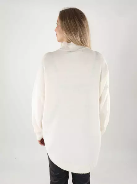 Vero Moda women's sweater VMPLAZA Long birch - Women's knitwear - 139521 - 2