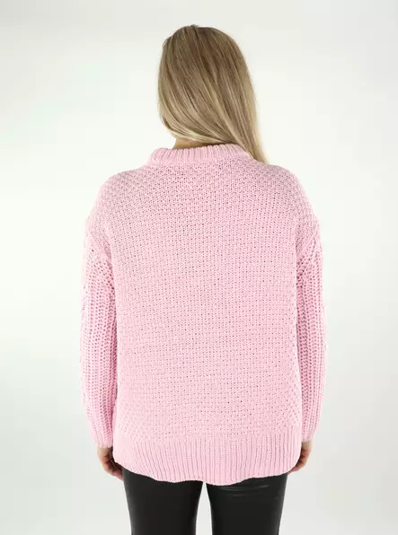 Vero Moda women's braided sweater Sveacable Pullover sweet Dreams - Women's knitwear - 136951 - 2