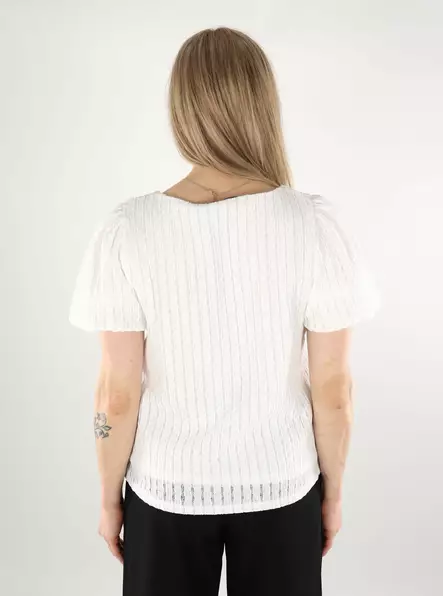 Vero Moda women's t-shirt snow white - Women's T-shirts - 137871 - 2