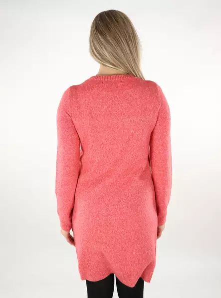 Vero Moda knitted dress O-Neck salsa - Women's knitwear - 137431 - 2