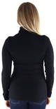 JJXX Polo Shirt rib, black - Women's long sleeved shirts - 132641 - 2