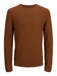 Jack&Jones Sweater Blucarlos toffee - Men's knitwear - 132371 - 1