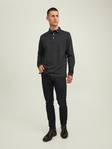 Jack&Jones Shirt Paulos polo dark grey - Men's long sleeved shirts - 132561 - 1