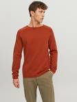 Jack&Jones Sweater Hill crew neck cinnabar - Men's knitwear - 134691 - 1