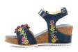 Laura Vita Sandals Bonito 03 jeans - Women's sandals - 135411 - 2