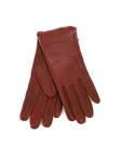 Migant NPG148 Women's Leather Gloves Cognac - Women's beanies and gloves - 134771 - 1