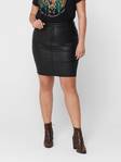 Only Carmakoma Skirt Emilia coated, Black - Skirts - 127261 - 1