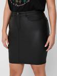 Only Carmakoma Skirt Emilia coated, Black - Skirts - 127261 - 4