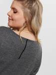 Only Carmakoma Martha plus size knitted dress dark gray melange - Dresses and tunics - 135011 - 4
