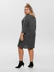 Only Carmakoma Martha plus size knitted dress dark gray melange - Dresses and tunics - 135011 - 3