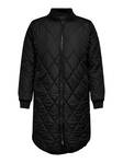 Only Carmakoma Lightweight Quilted Jacket Carrot, black - Women's light winter jackets - 131361 - 4
