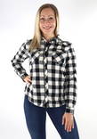 Only Dress Shirt Rock clouddancer/black - Women's long sleeved shirts - 134331 - 1