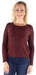 Only Knitted Shirt Geena xo tawny port - Women's knitwear - 124121 - 1