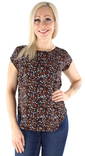 Only T-shirt vic, Dark Blue/Ella ditsy - Women's T-shirts - 126791 - 1