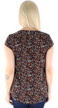 Only T-shirt vic, Dark Blue/Ella ditsy - Women's T-shirts - 126791 - 2