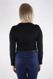 Only Shirt Kitty l/s cropped black - Women's long sleeved shirts - 131571 - 2