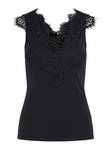 Pieces Women's lace top, Black - Women's tank tops - 126671 - 4