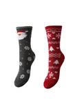 Pieces Socks glitter barbados cherry - Women's socks and tights - 132291 - 1