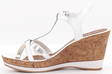 Tamaris Wedge Sandals 28347-24, White - Tamaris women`s sandals - 125581 - 2