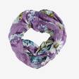 Veniz 60923 floral tube scarf purple - Women's scarfs - 134961 - 1