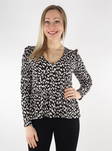 Vero Moda women's shirt perfectly pale / black - Women's long sleeved shirts - 135131 - 1
