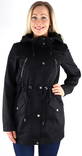 Vero Moda Parka Coat Abby Fanna, Black - Women's light jackets - 130221 - 1