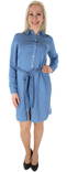 Vila Dress Bista denim belt medium blue - Dresses and tunics - 125451 - 1