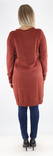 Vila Knitted Dress Ril fired brick - Women's knitwear - 131901 - 2