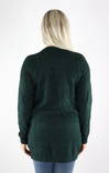 Vila Women's Cardigan Ril open darkest spruce, dark green - Women's knitwear - 129431 - 2