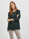 Vila Women's Sweater Ril, dark green - Women's knitwear - 129021 - 1