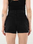 Only women's denim shorts Vega Life HW black - Women's shorts and capris - 131471 - 2