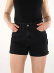 Only women's denim shorts Vega Life HW black - Women's shorts and capris - 131471 - 1