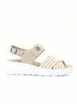 Hickersberger women's sandals with herbal sole 2641 1302 beige - Women's work shoes - 136471 - 1