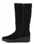 Rieker suede wedge boots Y4470-00 black - Rieker boots - 136521 - 2