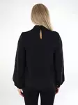 Vila women's shirt Surashil High Neck black - Women's long sleeved shirts - 136801 - 2