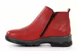 Ilves women's wide last ankle boots 2387-D nappa red - Women's ankle boots - 136851 - 2