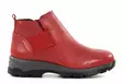 Ilves women's wide last ankle boots 2387-D nappa red - Women's ankle boots - 136851 - 1