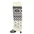 Veniz patterned ankle warmers 81040 white - Women's socks and tights - 137021 - 1