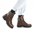 Rieker women's studded ankle boots X8200-25 brown - Rieker ankle boots - 137081 - 6
