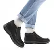 Rieker men's leather ankle boots 03660-00 black - Men's ankle boots and boots - 137401 - 5