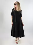 Vila casual dress V-Neck Midi black - Dresses and tunics - 138111 - 1
